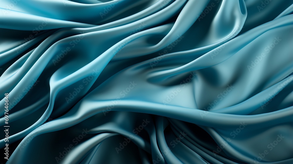An intricate weave of cerulean threads evokes a sense of softness and delicate fashion in this detailed shot of a rich blue fabric An intricate weave of cerulean threads evokes a sense of softness and delicate fashion in this detailed shot of a rich blue fabric