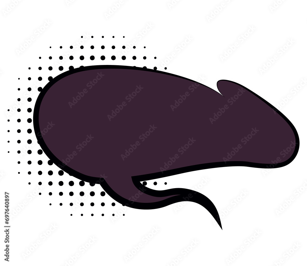 Comic style speech bubble. Speech balloon or element. Funny design element. cartoon illustration isolated on white background Comic style speech bubble. Speech balloon or element. Funny design element. cartoon illustration isolated on white background