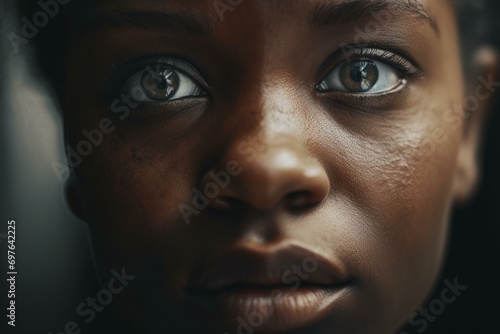 Racial Discrimination. Generative AI photo