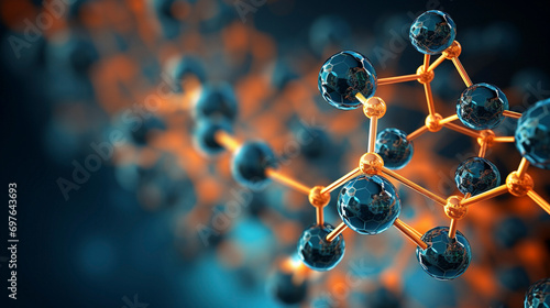 Microscopic Waltz: 3D Visualization of Molecules and Atoms, Generative AI
 photo