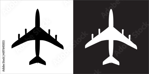 Illustration vector graphics of aircraft identification icon photo