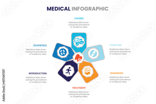 Healthcare and medical infographic with pills capsule timeline step diagram vector design template. 