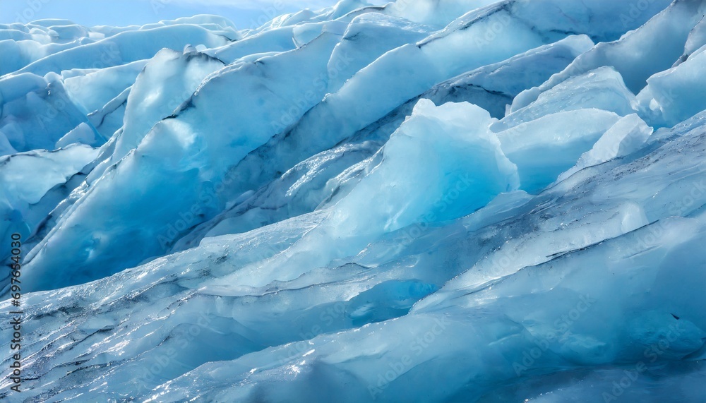 glacier blue ice background