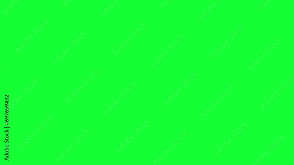 Animation of yellow lightning strike on green screen background. Thunder is a sign that rain will fall. Animation of yellow lightning strike on green screen background. Thunder is a sign that rain will fall.
