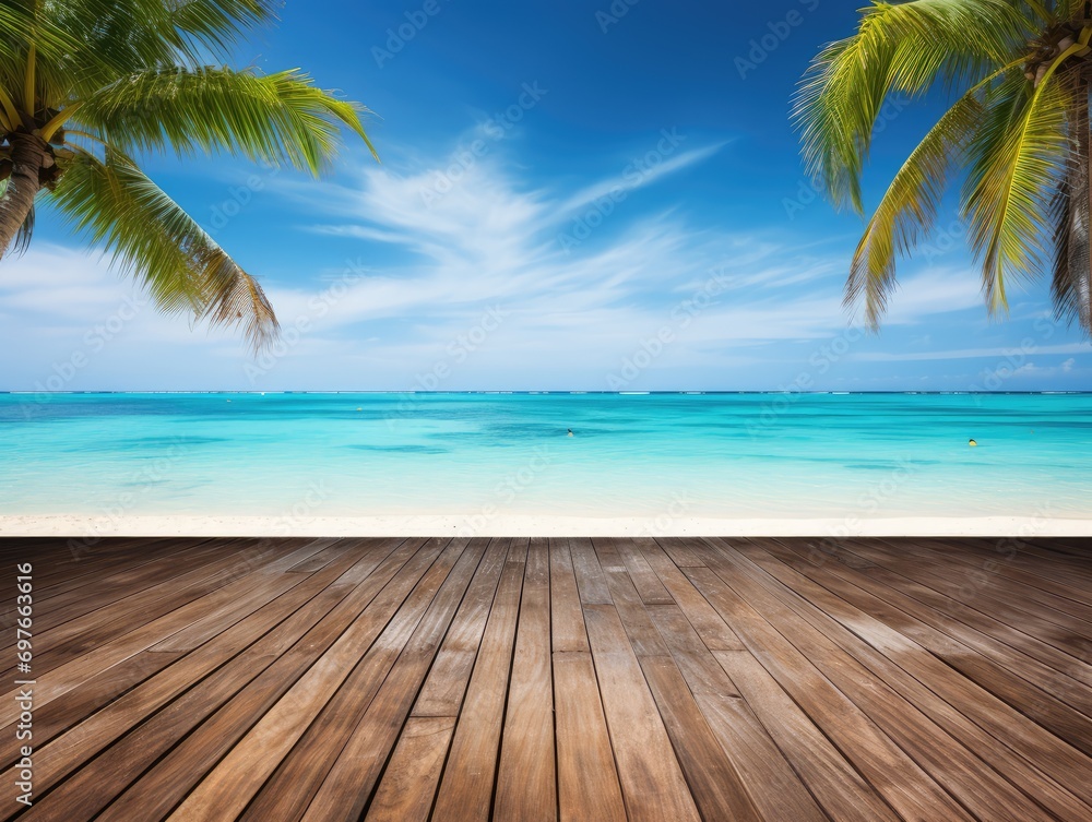 beach with palm trees beach with palm trees