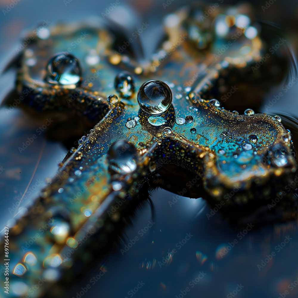 Macro Photography: Miniature Cross Detailing Macro Photography: Miniature Cross Detailing