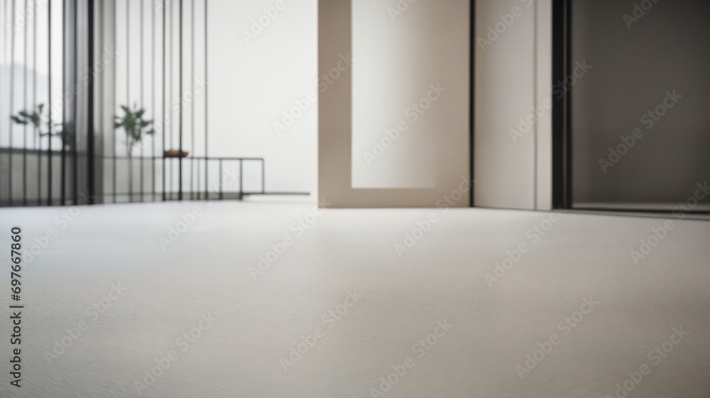 Fototapeta premium Minimalist style modern architectural interior background