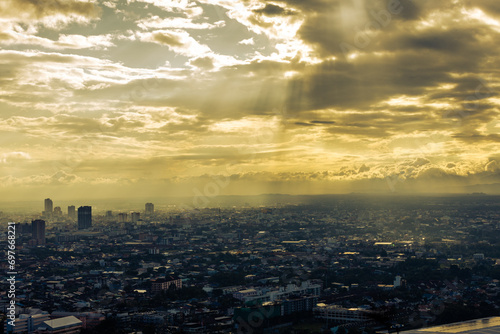 Wallpaper Mural Natural wallpapers (mountains, morning light, fog, trees) scattered around, Lanscape background of fresh air and fresh air. Torontodigital.ca