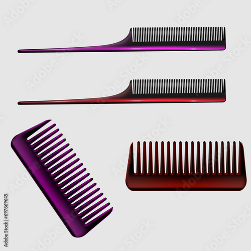 set of combs and comb