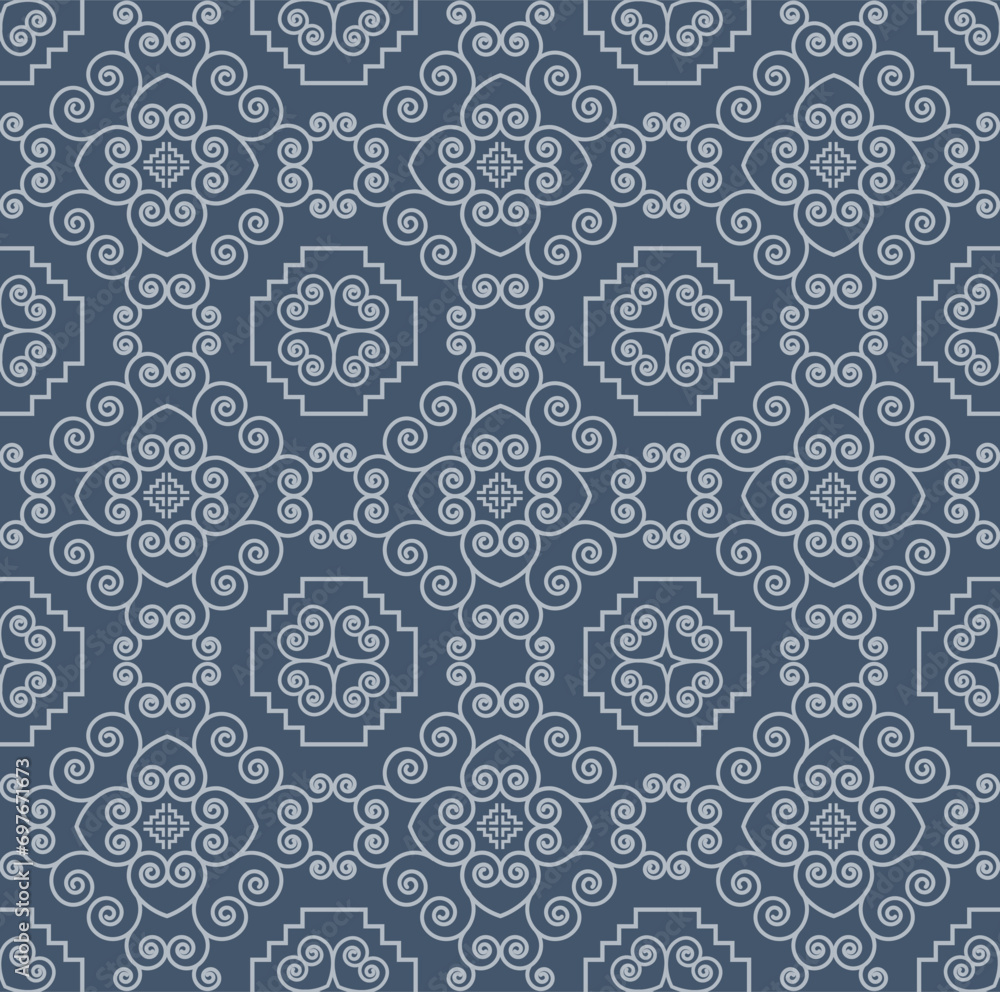 Hmong pattern seamless 13