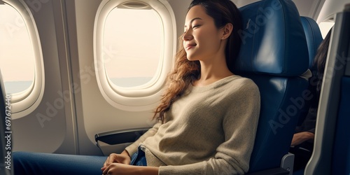 Premium Economy Airplane Seat photo