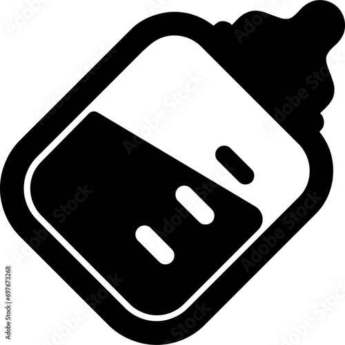 vectorized nipple bottle, nipple bottle sticker, vector sticker, emoji sticker, beverage vector emoji