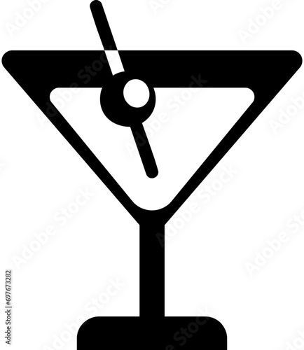 vectorized martini, martini sticker, vector sticker, emoji sticker, beverage vector emoji