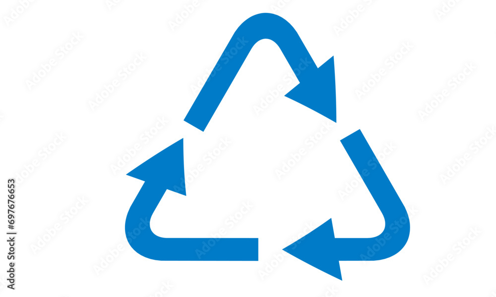 リサイクル　マーク　アイコン　三角矢印