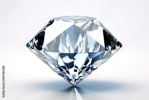 A Diamond For wedding celebration  Jewelry  against white background