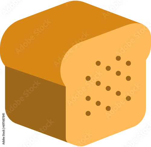 wheat bread logo vector, wheat bread icon vector, wheat bread sticker vector, wheat bread emoji vector