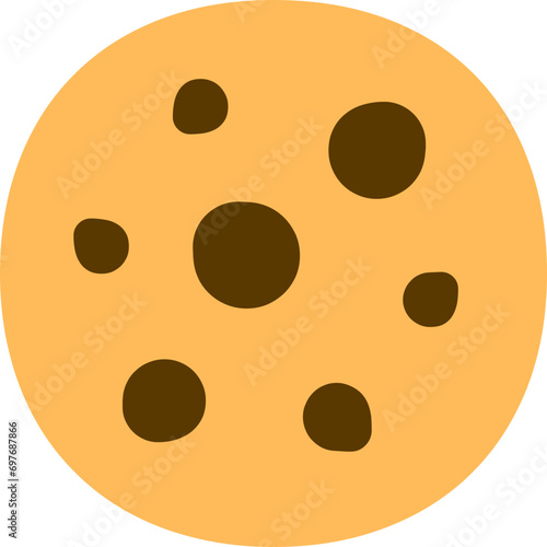 cookie logo vector, cookie icon vector, cookie sticker vector, cookie emoji vector