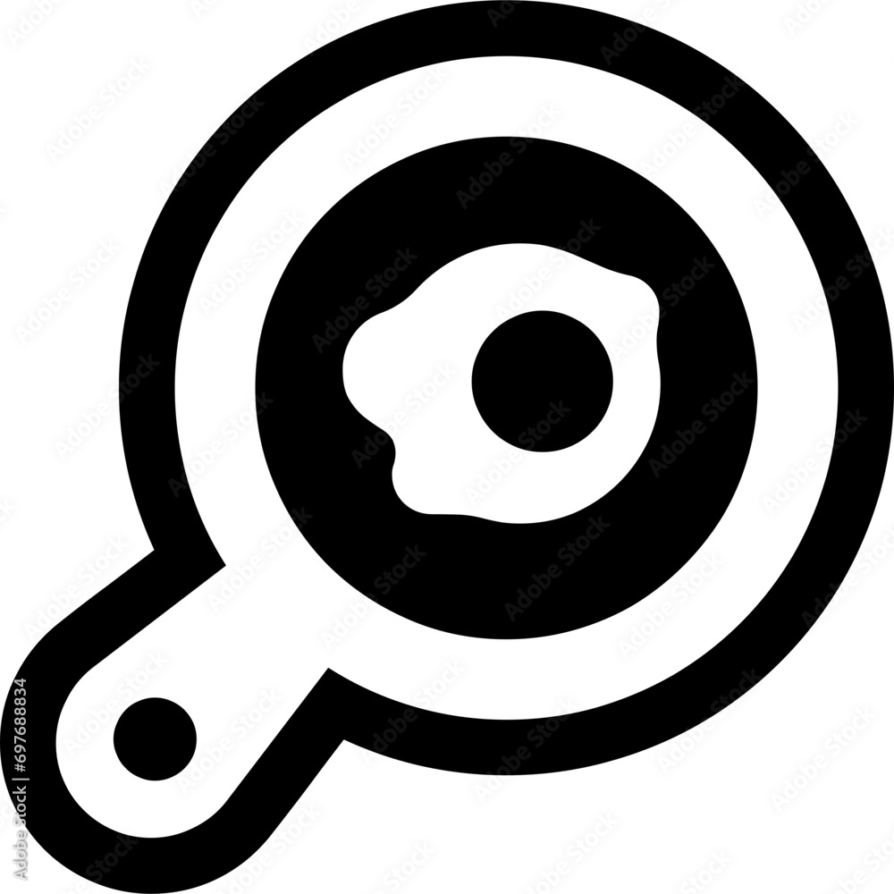 sunnyside up egg logo vector, sunnyside up egg icon vector, black and