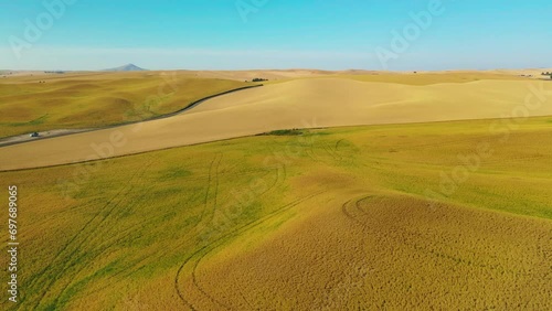 The Hills of the Palouse, Steptoe Butte State Park, Landscape.  photo