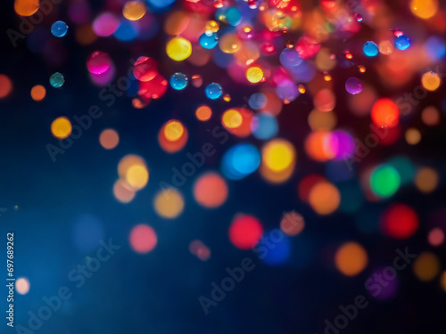 abstract background with bokeh light 