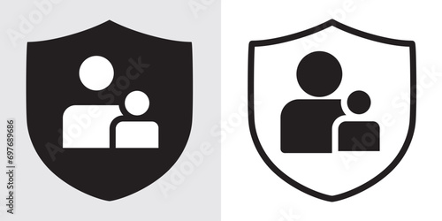 Parental Control Icon Vector Symbol Design Illustration.vector. eps 10