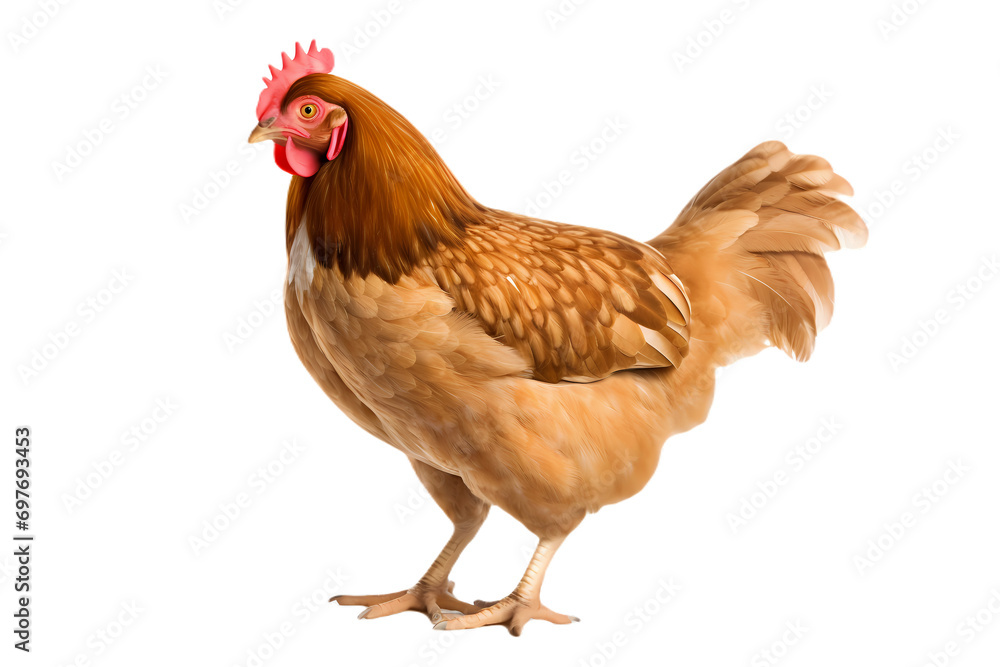 chicken isolated on white transparent background