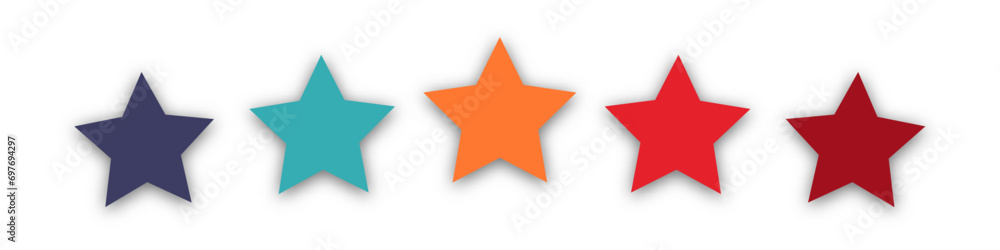 Retro 5 star icon. Customer feedback concept. Vector 5 token points stars rating review. Quality shape design. Vector five stars. Retro 5 star icon. Customer feedback concept. Vector 5 token points stars rating review. Quality shape design. Vector five stars.