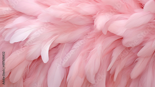 pastel pink feathers