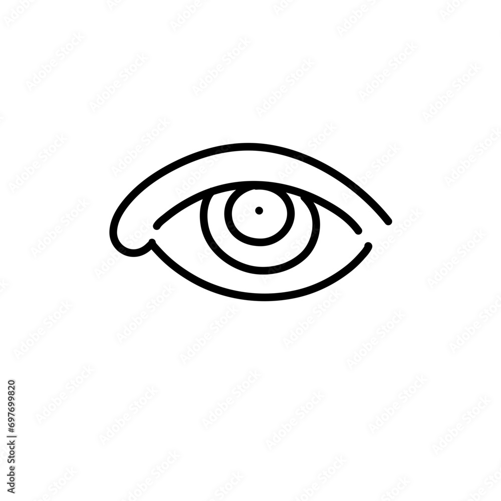 Eyes vector icon Eyes vector icon