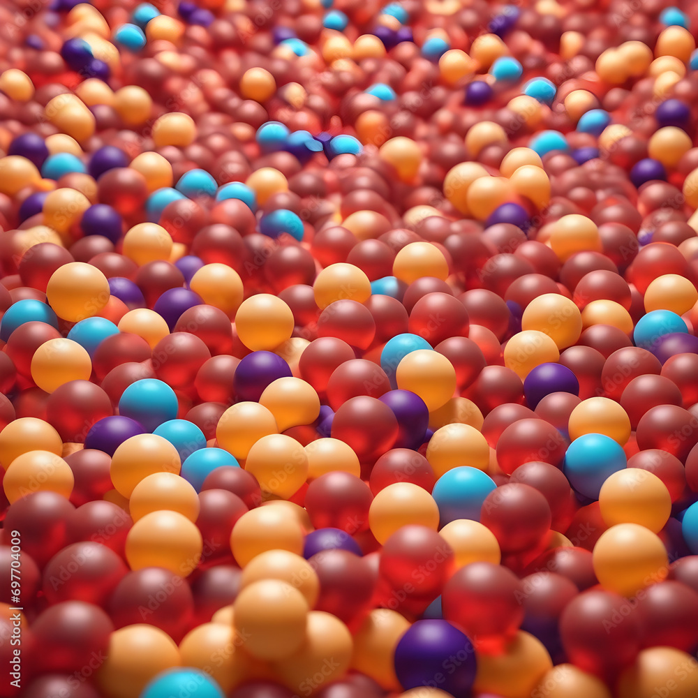 Abstract pattern of spheres Abstract pattern of spheres
