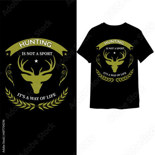 hunting t shirt design for men