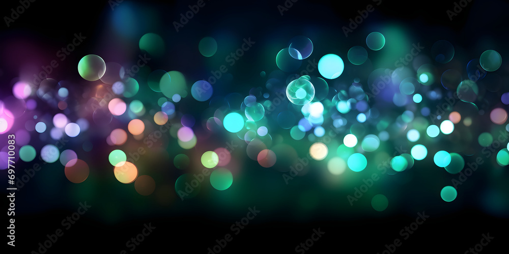 Defocused Lights and Dust Particles. Abstract circular bokeh background and Vintage Crystal. Background Texture