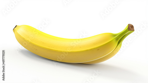 single banana isolated Generative AI