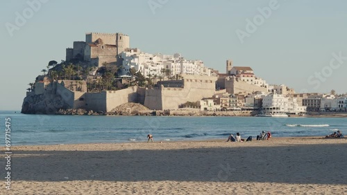 Views of the city of Peniscola in Spain