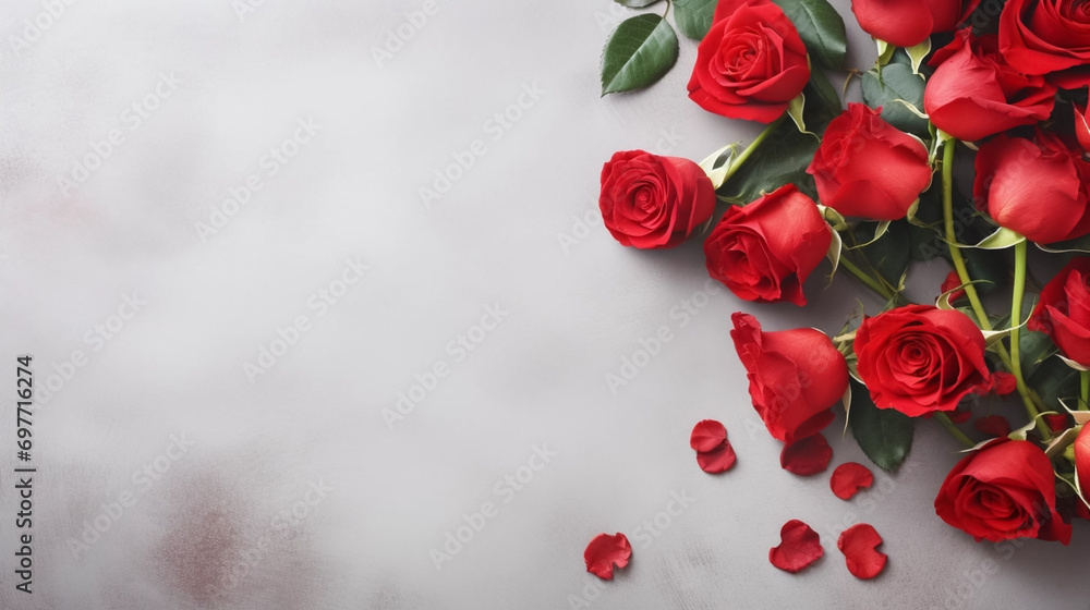 copy space, stockphoto, Background with red roses, concept of love and Valentine’s Day. Copy space for banner. Copy space for banner. Beautiful background design for a valentine’s card, greeting card. copy space, stockphoto, Background with red roses, concept of love and Valentine’s Day. Copy space for banner. Copy space for banner. Beautiful background design for a valentine’s card, greeting card.