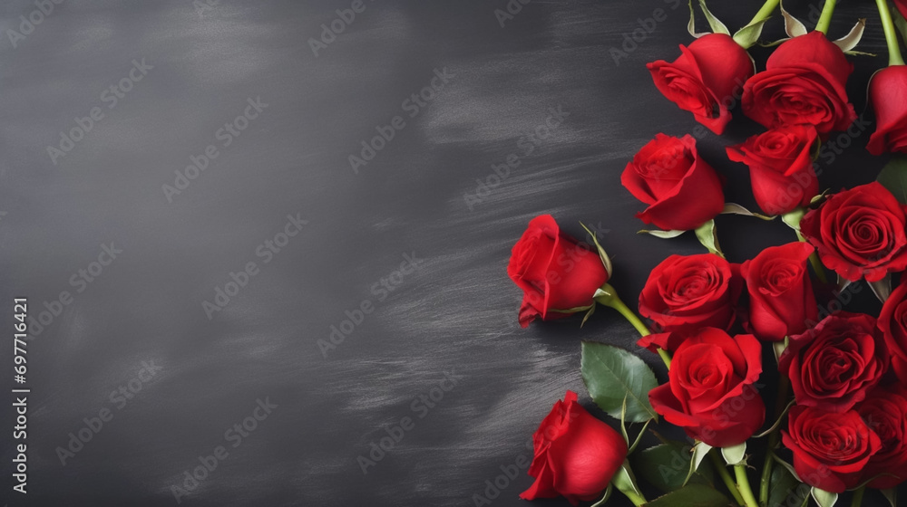 copy space, stockphoto, Background with red roses, concept of love and Valentine’s Day. Copy space for banner. Copy space for banner. Beautiful background design for a valentine’s card, greeting card. copy space, stockphoto, Background with red roses, concept of love and Valentine’s Day. Copy space for banner. Copy space for banner. Beautiful background design for a valentine’s card, greeting card.