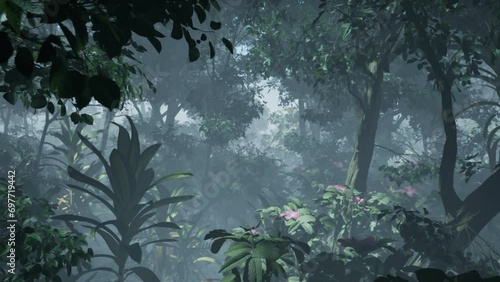 Mysterious Tropical Jungle 