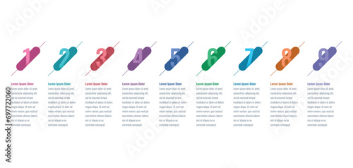 nine option informational templates. numeric infographic template. infographic template for business, magazine, annual report, internet, web, education