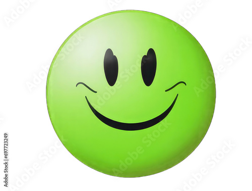 green smiley face