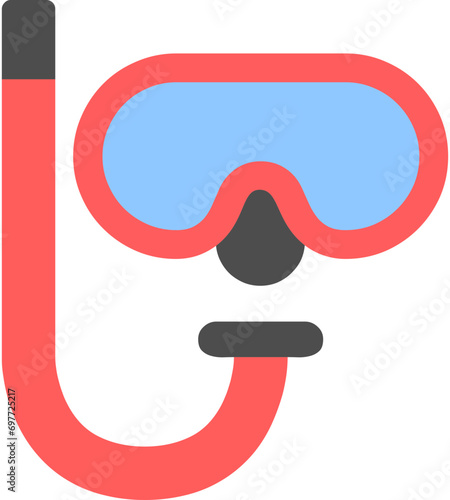 snorkel vector sticker, snorkel vector emoji, snorkel vector design