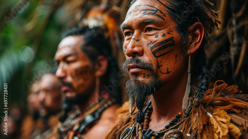 Maori Essence: A Cultural Portrait from New Zealand. Generative AI © Sascha