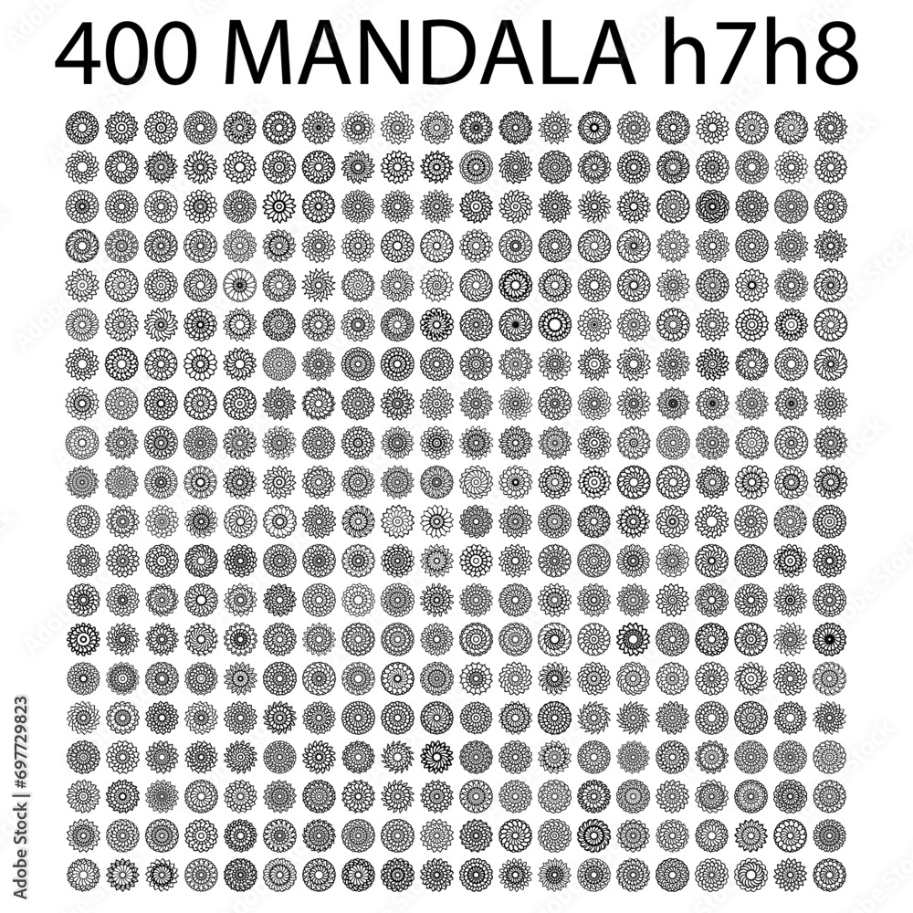 various mandala collections - 400 set yoga pattern various mandala collections - 400 set yoga pattern