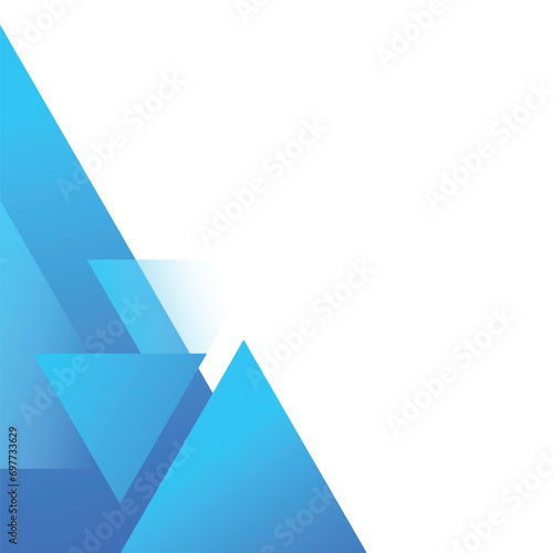 Geometric Abstract Triangle Corner