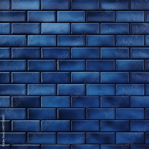 Textura parede de tijolos azuis - Papel de parede photo
