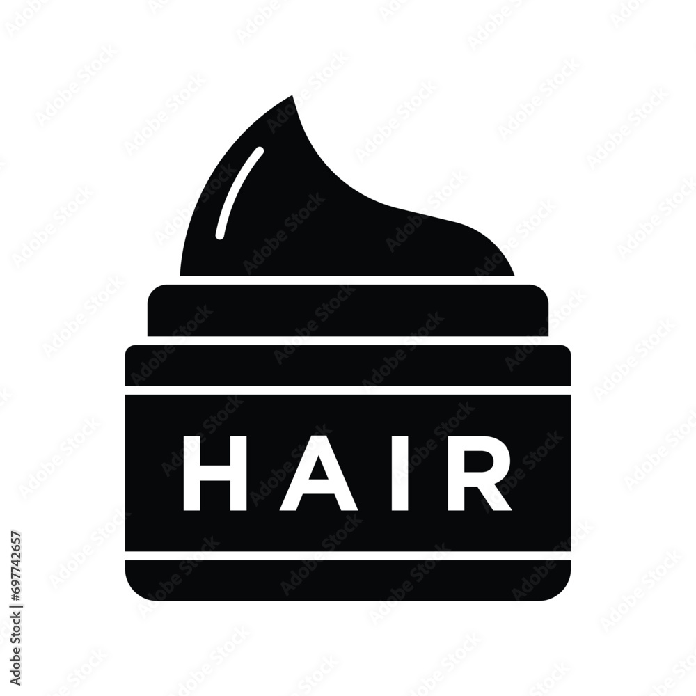 Hair cream icon vector on trendy design Hair cream icon vector on trendy design