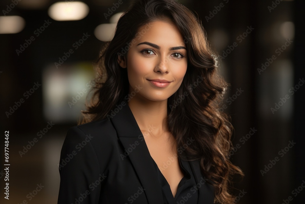 portrait, business, businesswoman, office, opportunity, co-worker, working space, leadership, smile, elegance. portrait image is close up businesswoman at working space. behind have office asset. portrait, business, businesswoman, office, opportunity, co-worker, working space, leadership, smile, elegance. portrait image is close up businesswoman at working space. behind have office asset.
