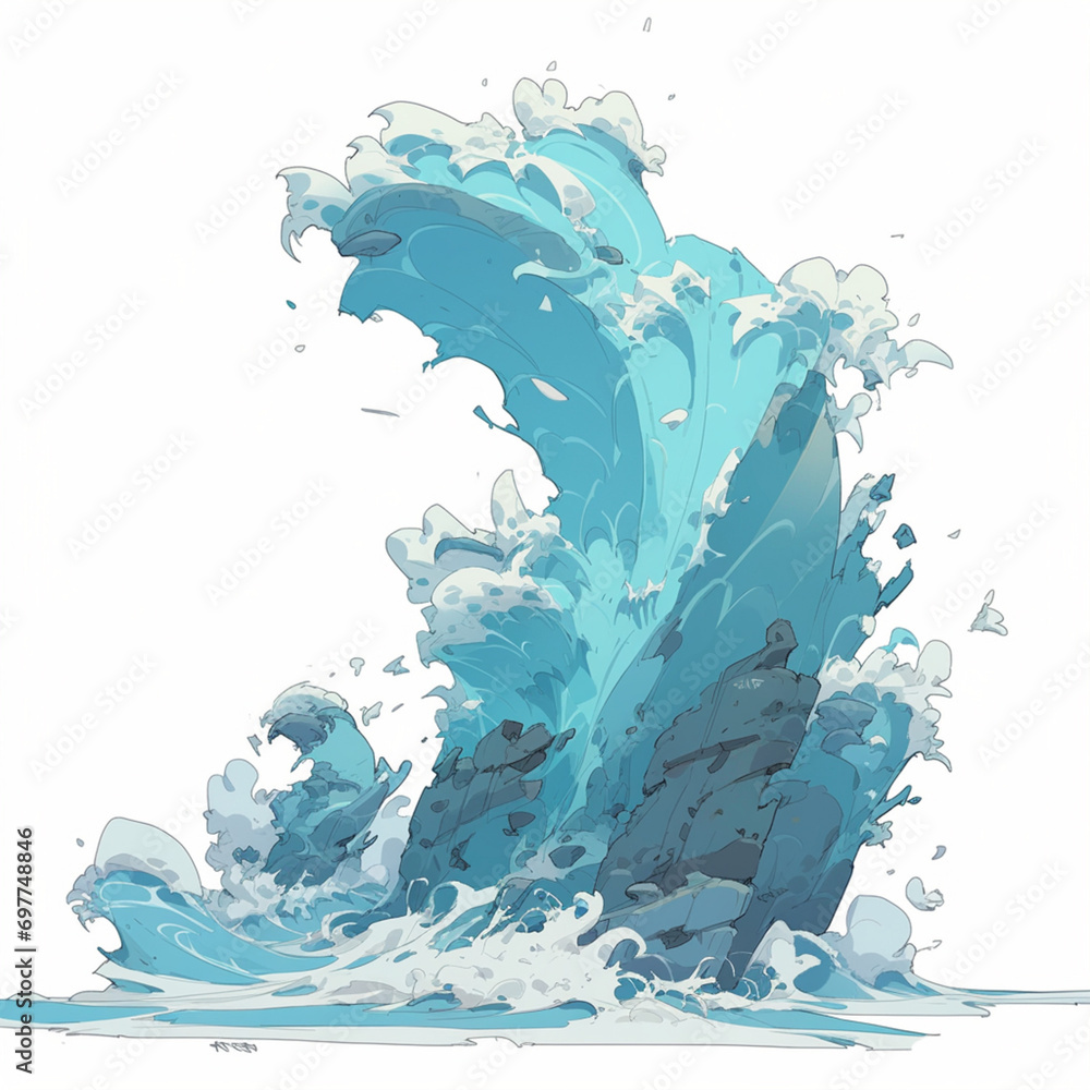 Obraz premium abstract blue background