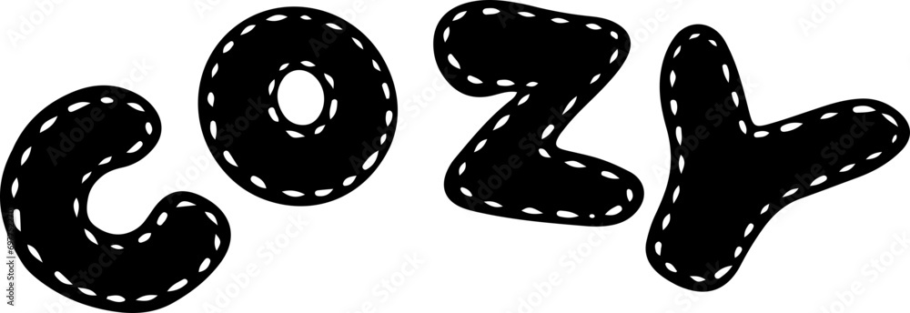 Obraz premium cozy hygge hand drawn doodle sketch element