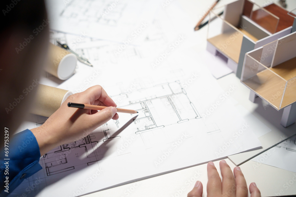 Architecture drawing on architectural Creative project business architecture building construction Industrial engineering Achievement Planning Design on blueprint eco Architecture drawing on architectural Creative project business architecture building construction Industrial engineering Achievement Planning Design on blueprint eco