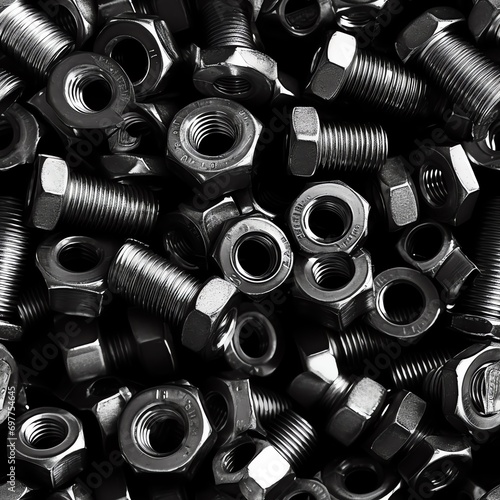 a pile of nuts and bolts